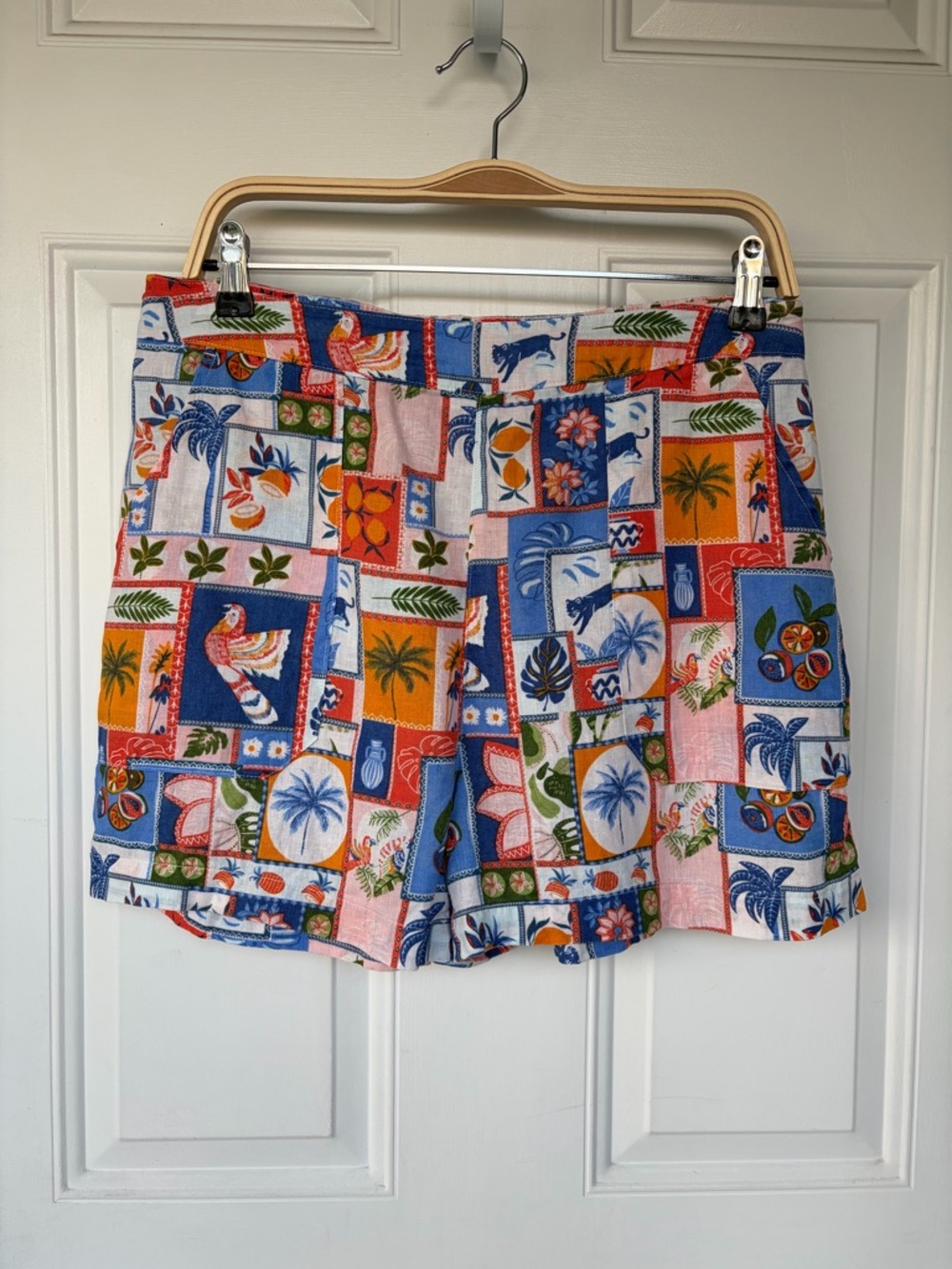 •C&C California• Linen Tropical Print Shorts – Size Large🌴